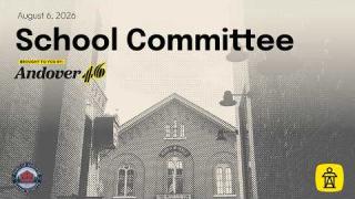 Embedded thumbnail for School Committee Meeting  - 8.6.2026